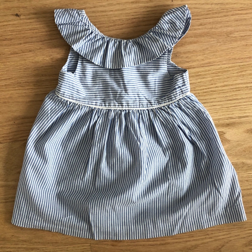 Adorable JACADI strIped dress & diaper cover